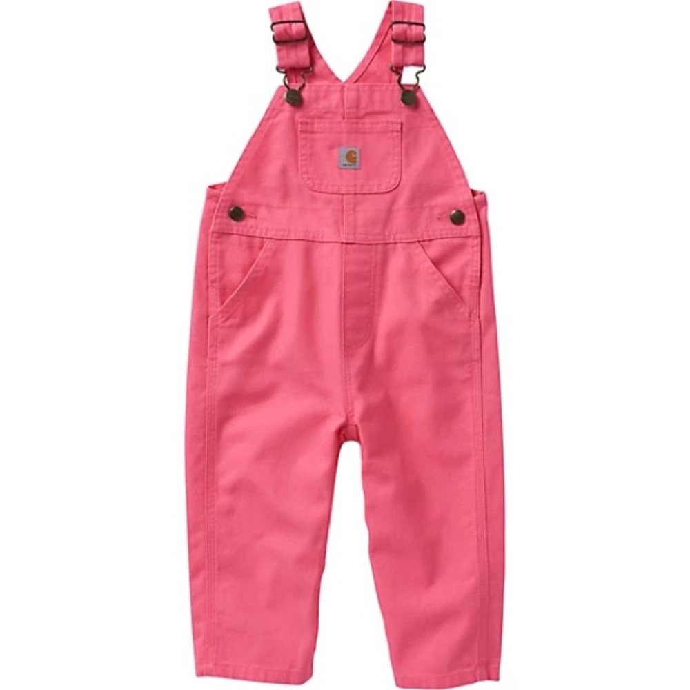 Carhartt Kids Bright Pink Overalls